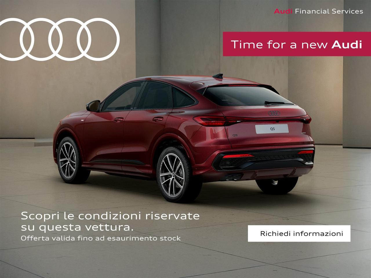 Audi Q5 sportback 2.0 tdi mhev+ s line edition quattro 204cv s-tronic