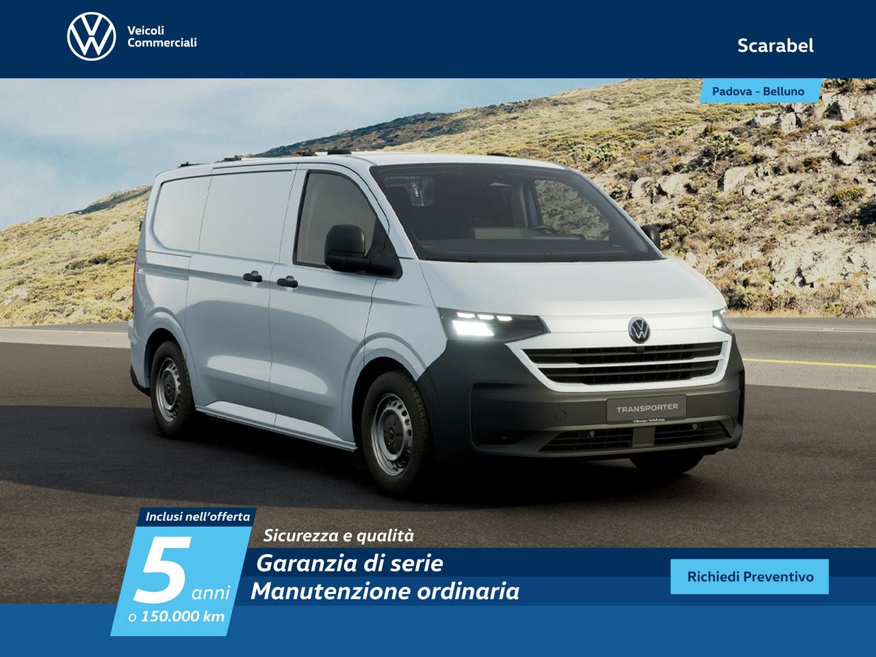 Volkswagen T7 Transporter t7 26 2.0 tdi 150cv l1