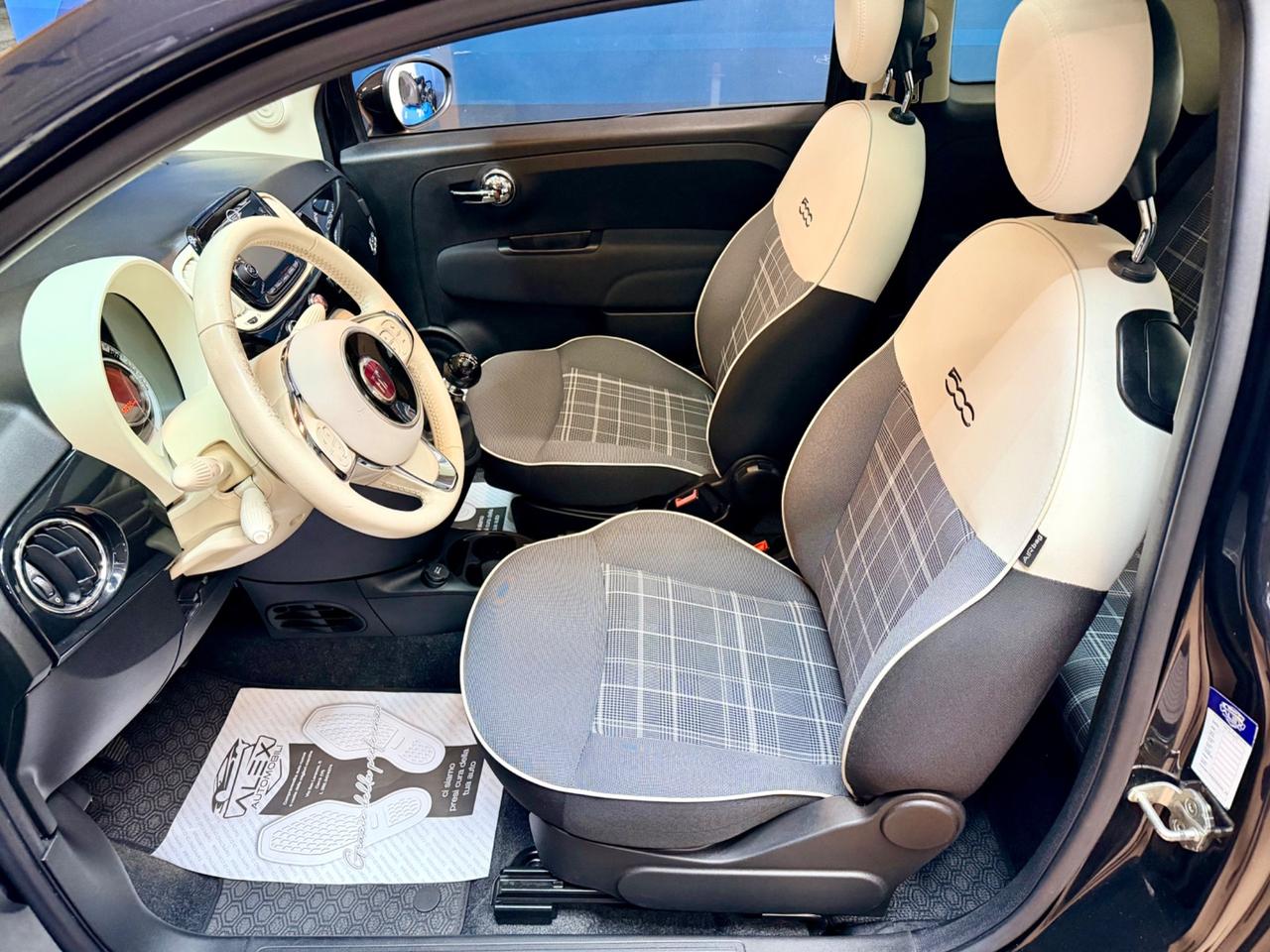 Fiat 500 1.2benz 69cv Neopat. E6 - 58.000km