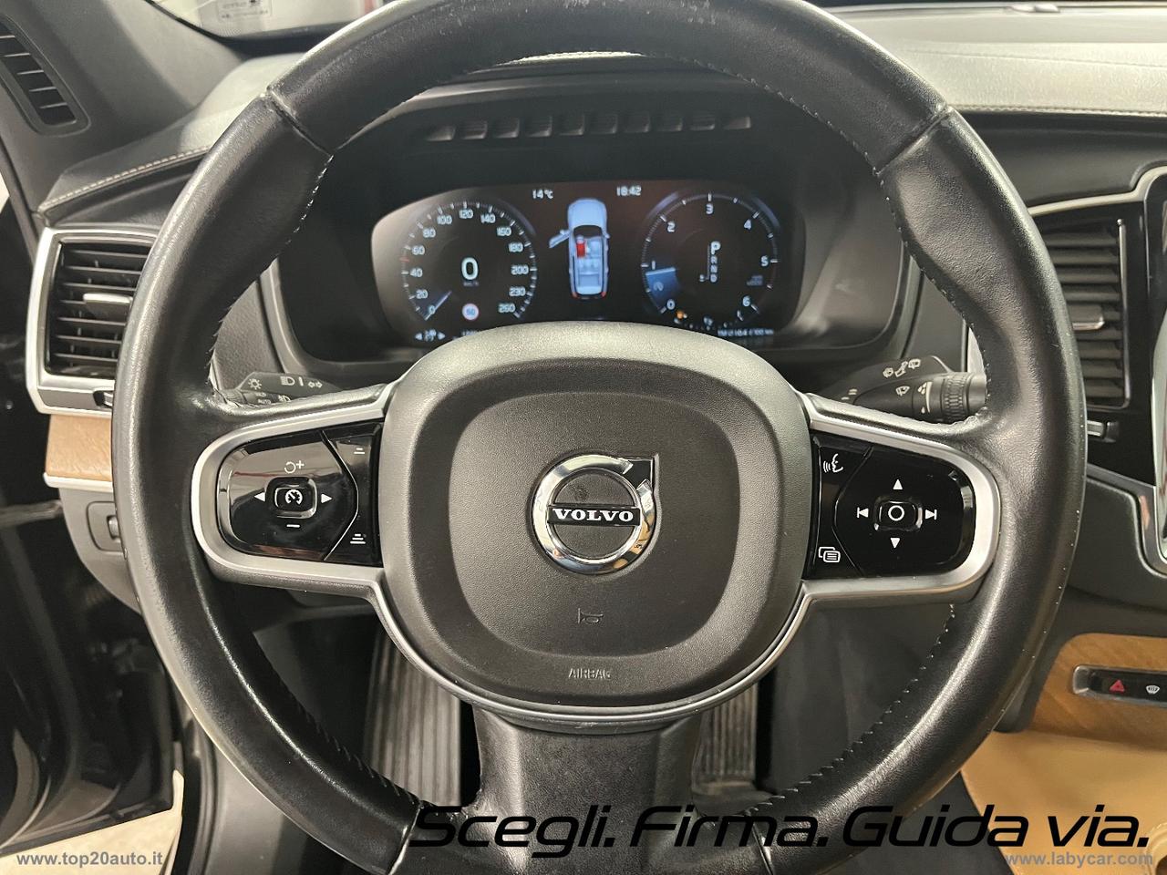 VOLVO XC90 D5 AWD Geartronic Inscription|TOTAL BLACK|PELLE TOTALE