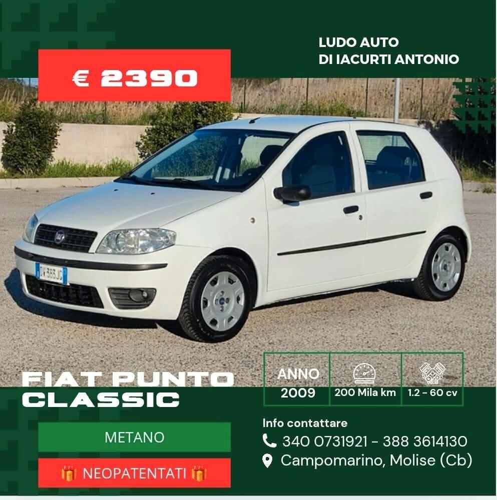 Fiat Punto Classic 1.2 5 porte Natural Power Active