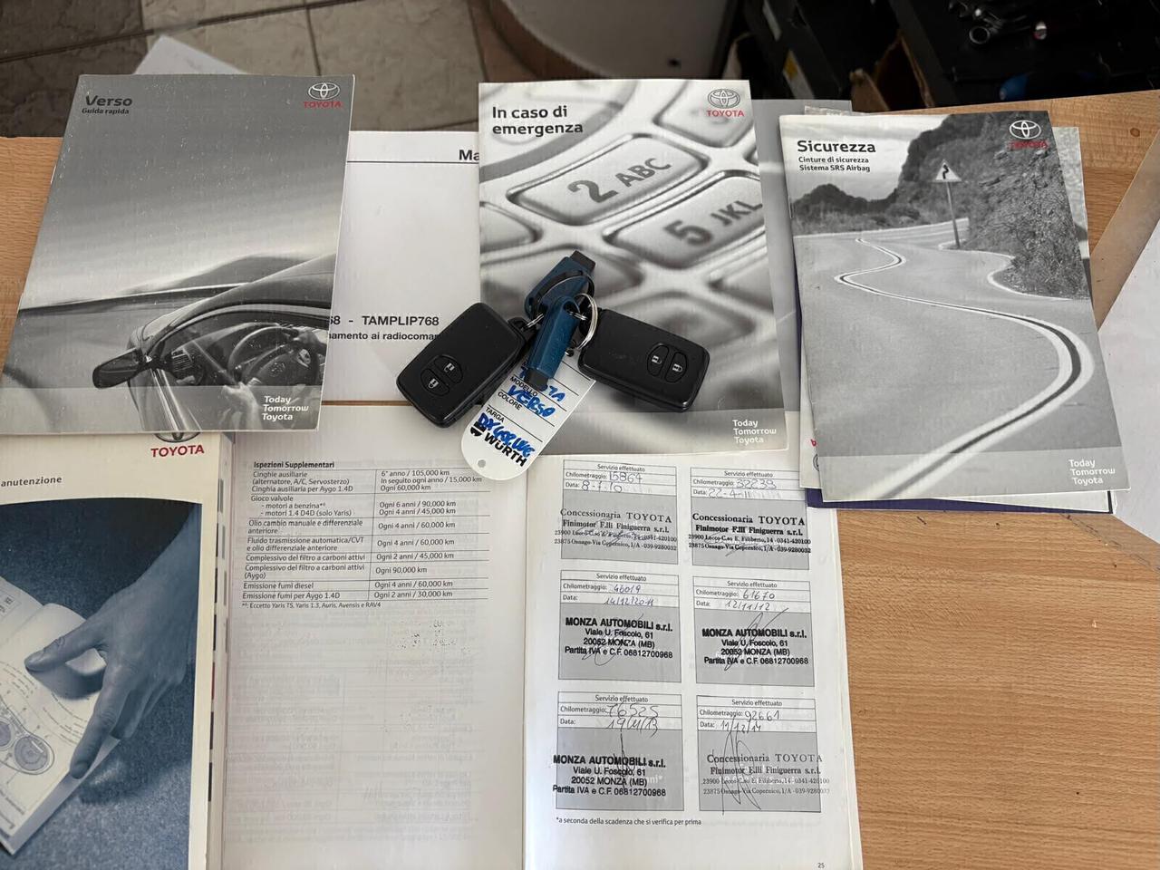 Toyota Verso 2.0 D Sol 7 posti