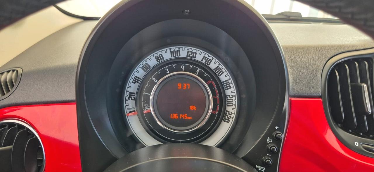FIAT 500 BENZINA 1.2 69CV LOUNGE 05/2016