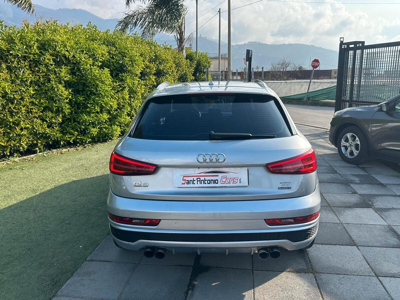 Audi Q3 2.0 TDI 150 CV quattro STRONIC S-LINE INT-ESTERNO 2015 FARI matrix LED-INT PELLE