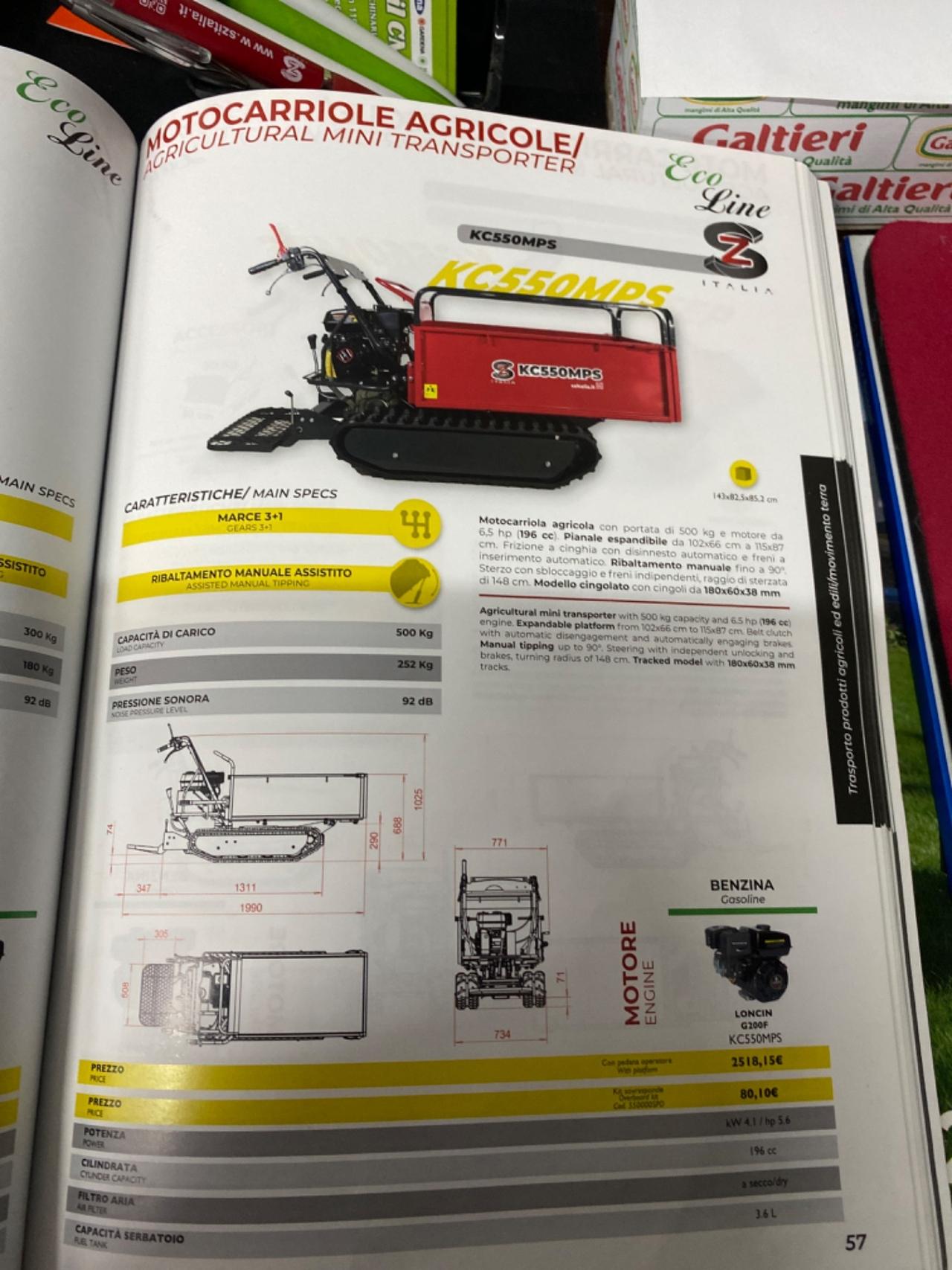 Motocarriola SZ 5,5q