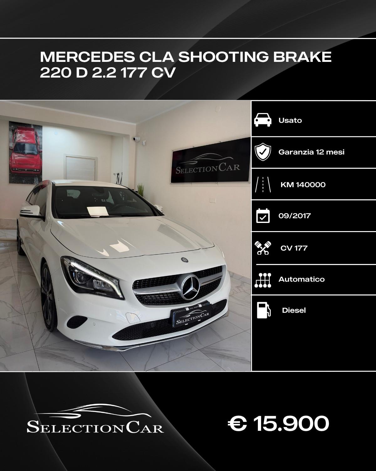 Mercedes-benz CLA 220 d S.W PARI AL NUOVO
