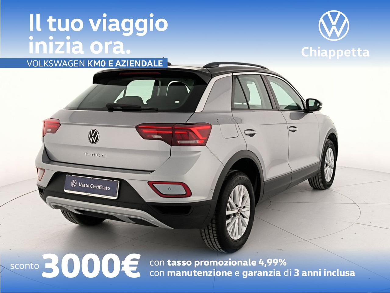 Volkswagen T-Roc 2.0 tdi life 150cv dsg