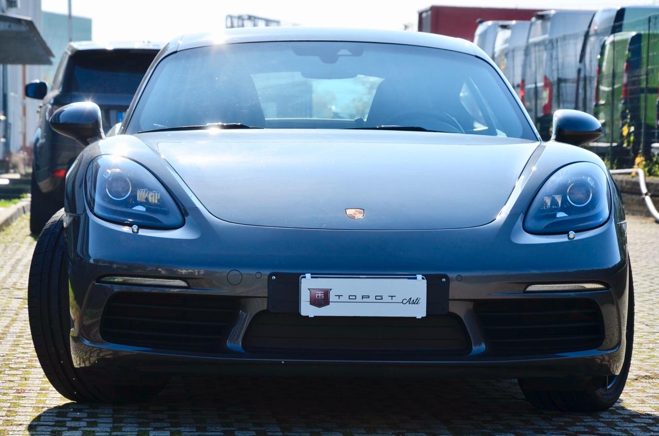 PORSCHE CAYMAN 718 2.0 300cv PDK, ECCELLENTI CONDIZIONI, SERVICE UFF PORSCHE, GRIGIO AGATA, EURO 6B, SCARICO, SOSPENSIONI ADATTIVE, 20", PERMUTE