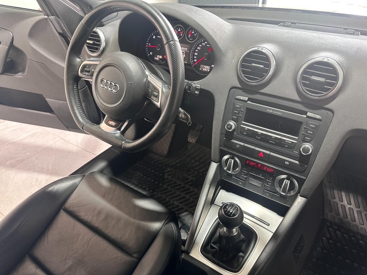 Audi A3 SPB 2.0 TDI 170cv S LINE - UNICO PROP - DA VETRINA