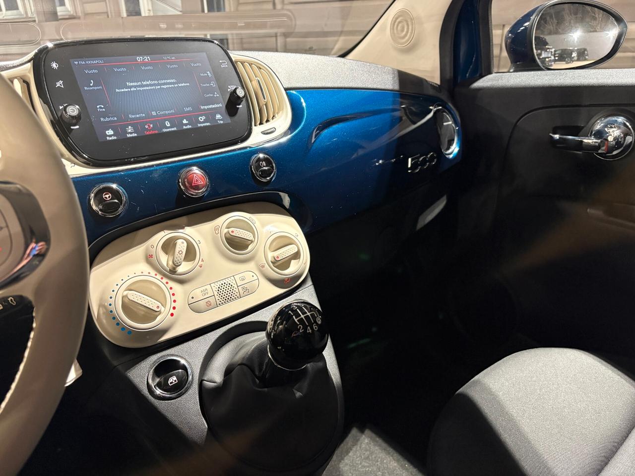 Fiat 500 1.0 Hybrid Pack Premium KM CERTIFICATI