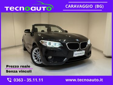 BMW Serie 2 Cabrio 218d Cabrio Advantage Steptronic - prezzo vero senza obbligo di finanziamento