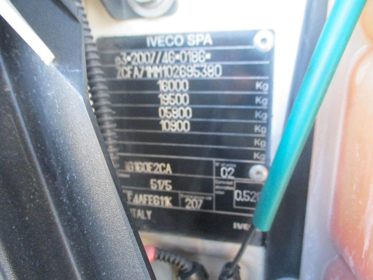 IvecoEUROCARGO 160/28 E6 FRIGO+PEDANA FRC 19 PEDANE