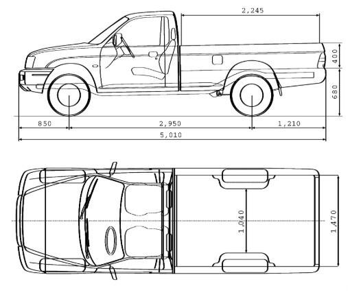 Mitsubishi L200 2.5 TDI 2WD Cabina Singola