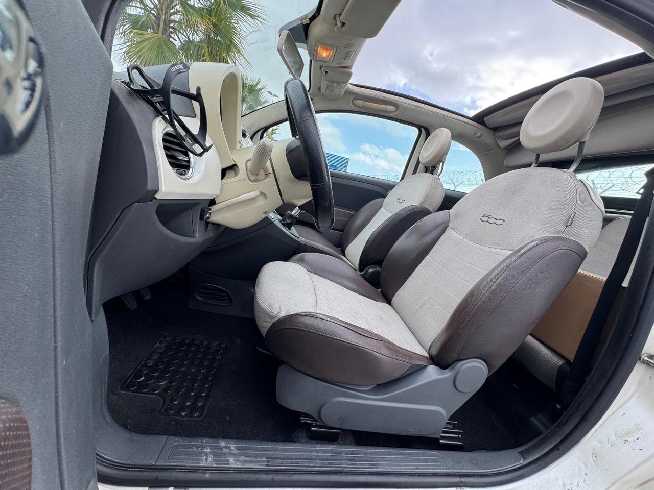 FIAT 500C 1.4 BENZINA 100CV GPL 2010 BIANCO PERLA