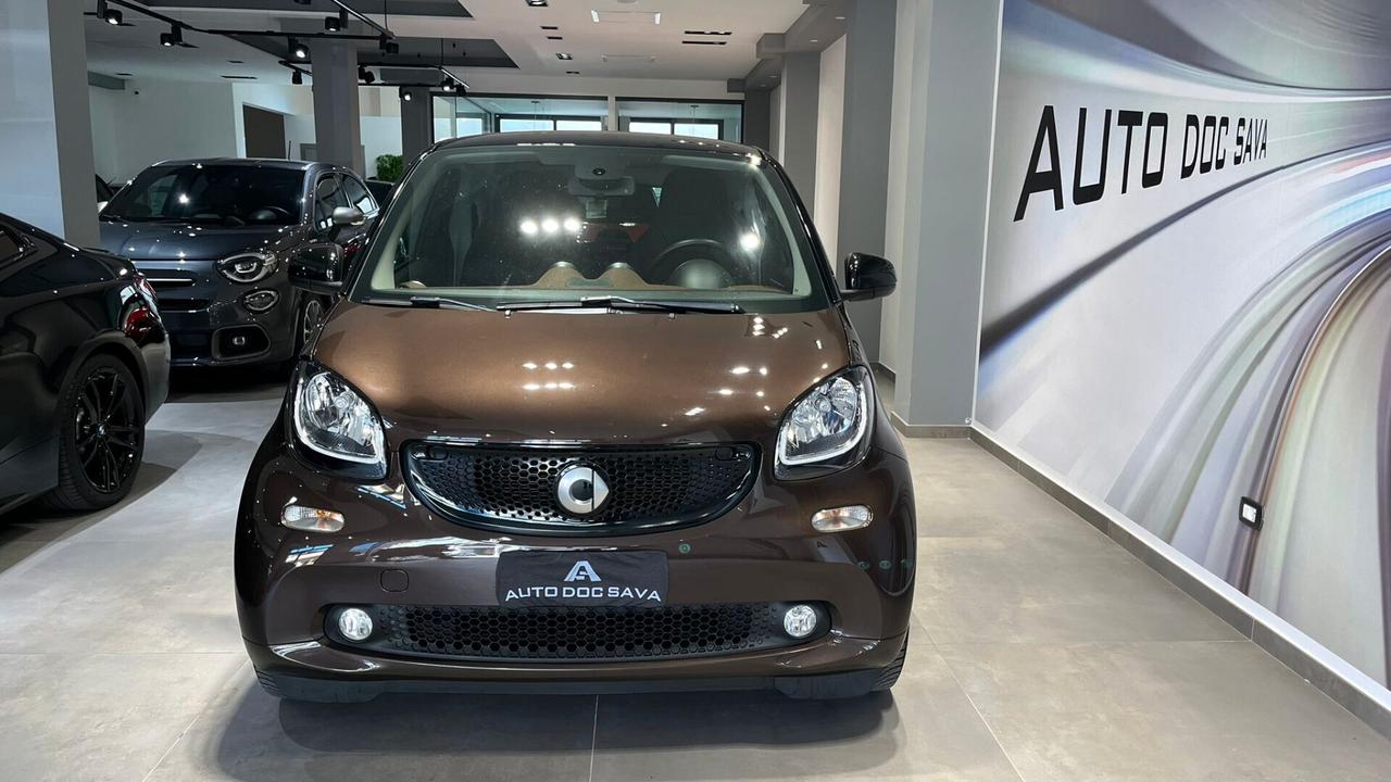 Smart ForTwo 1.0 Turbo Twinamic Perfect Fari Led Navy Tetto...