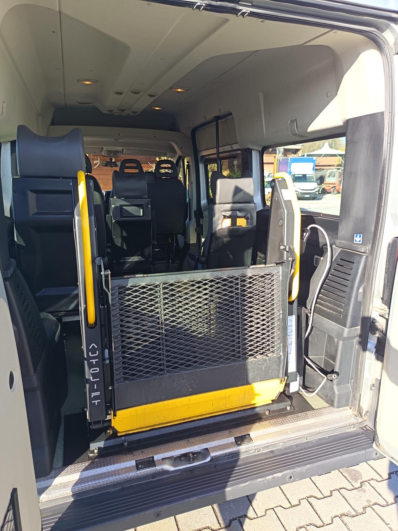 Fiat ducato 2.3 130cv trasporto disabili