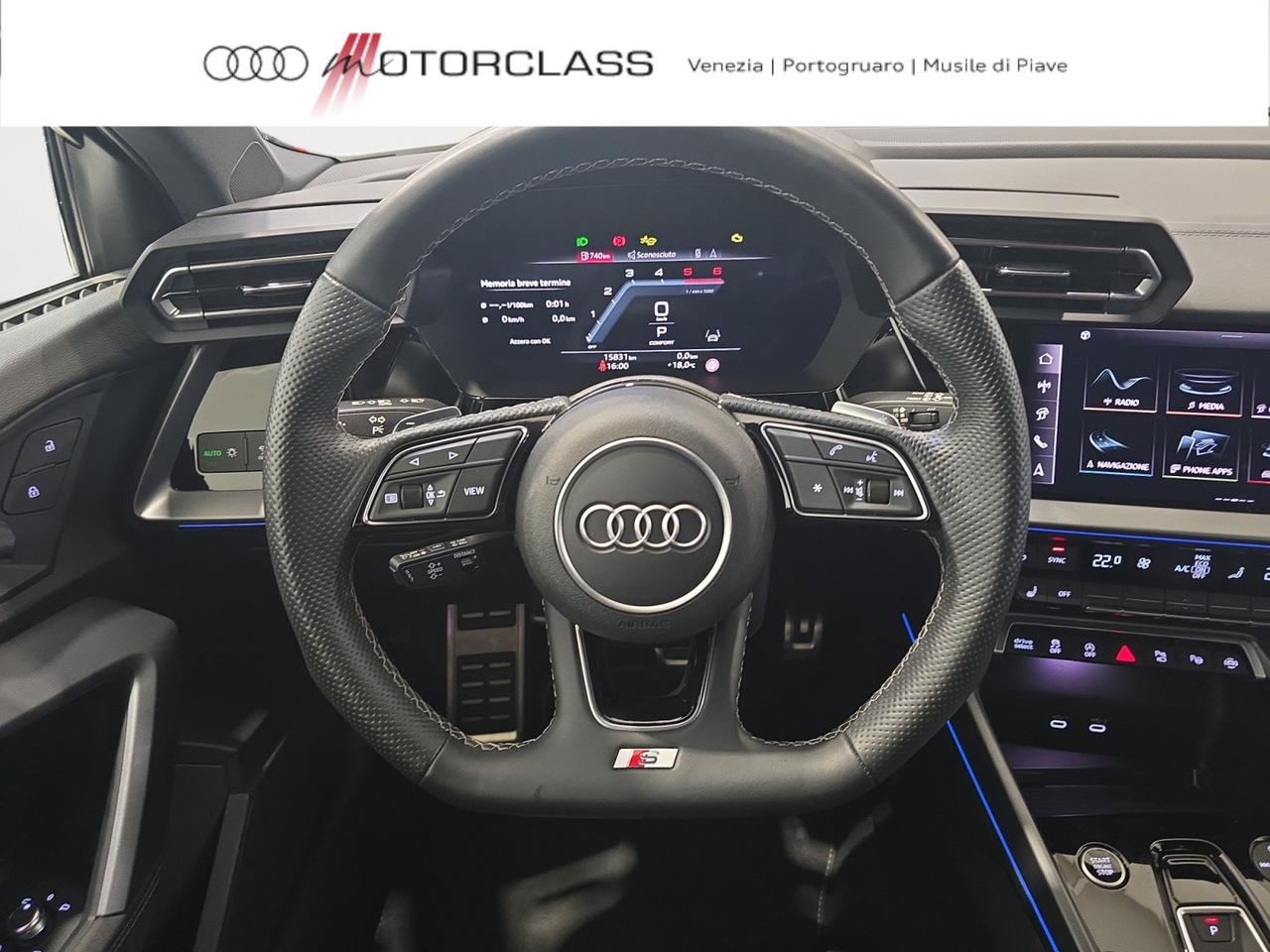 Audi A3 sportback 2.0 tdi 150cv s line edition s tronic