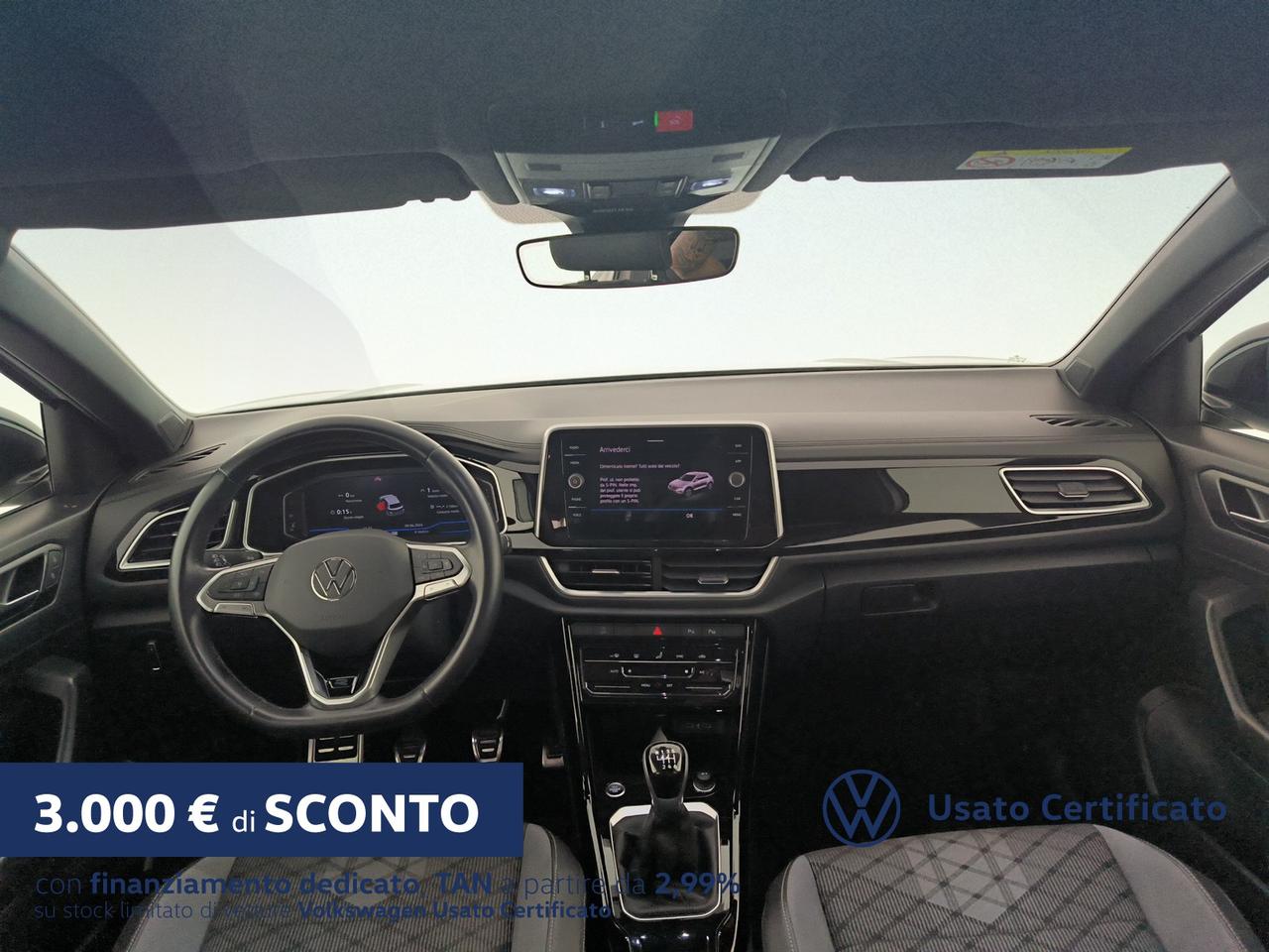 Volkswagen T-Roc 1.0 tsi r-line 110cv