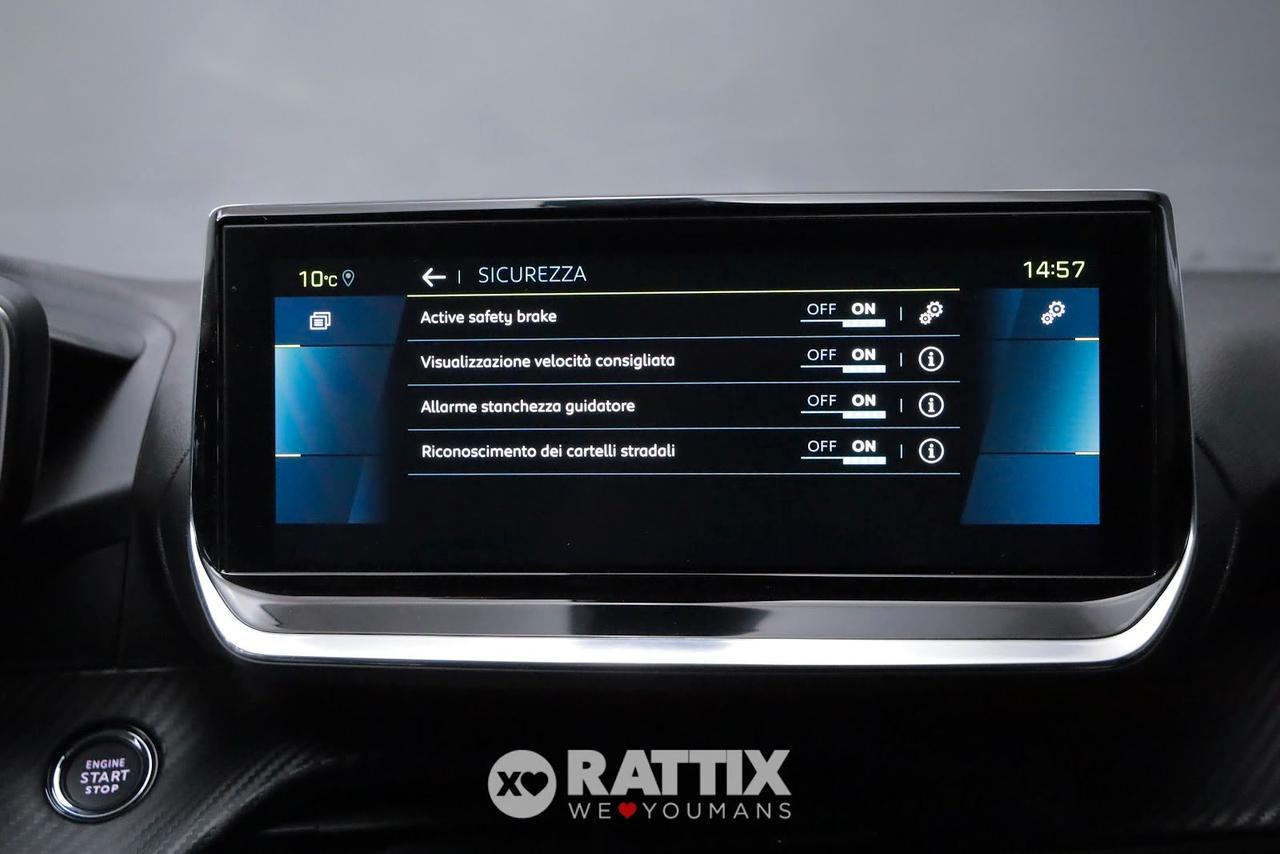 Peugeot e-208 motore elettrico 100kW Allure Pack