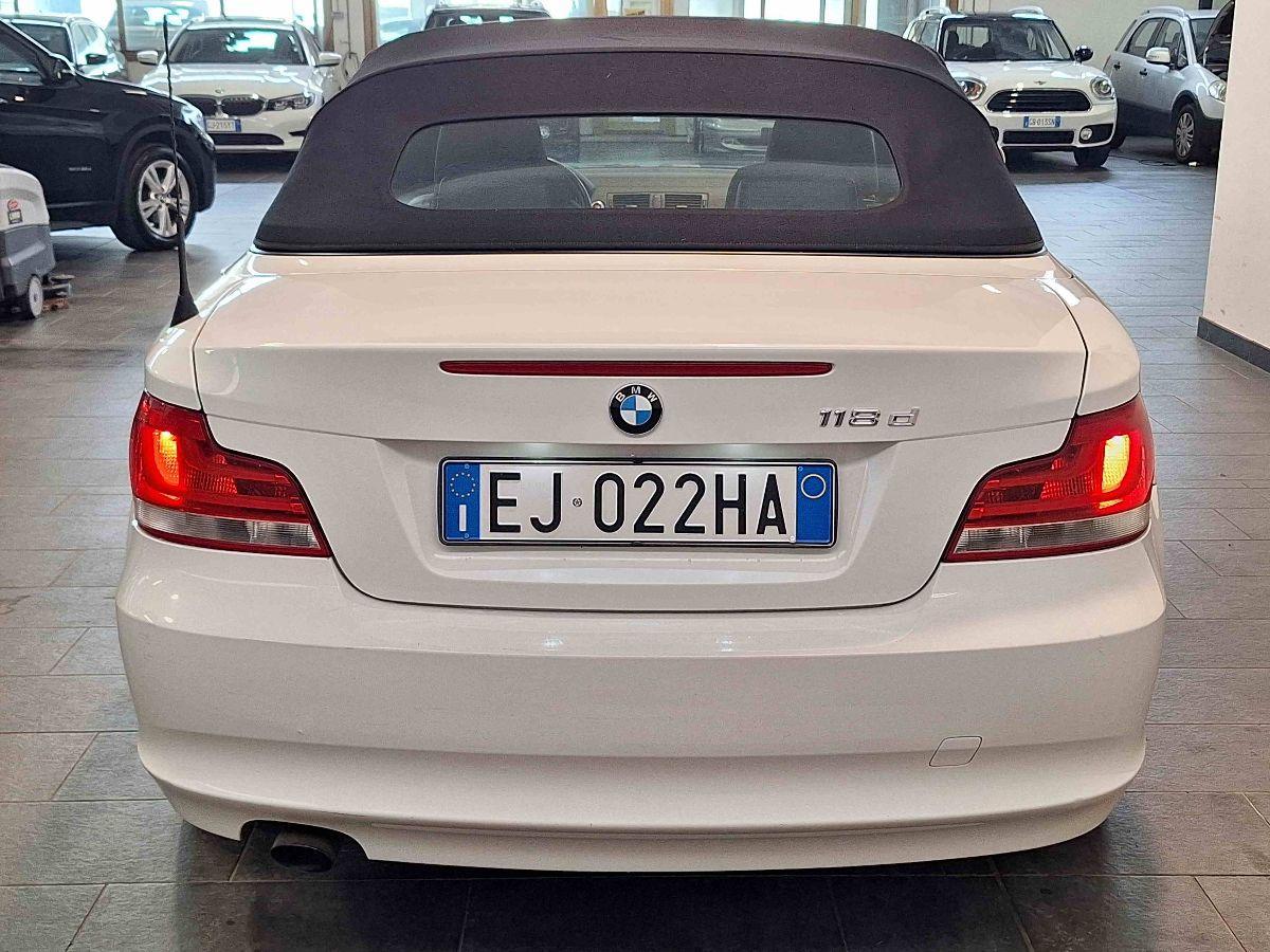 BMW 118d 2.0 143CV CABRIO - UNICO-PROPRIETARIO - OTTIME CONDIZIONI -