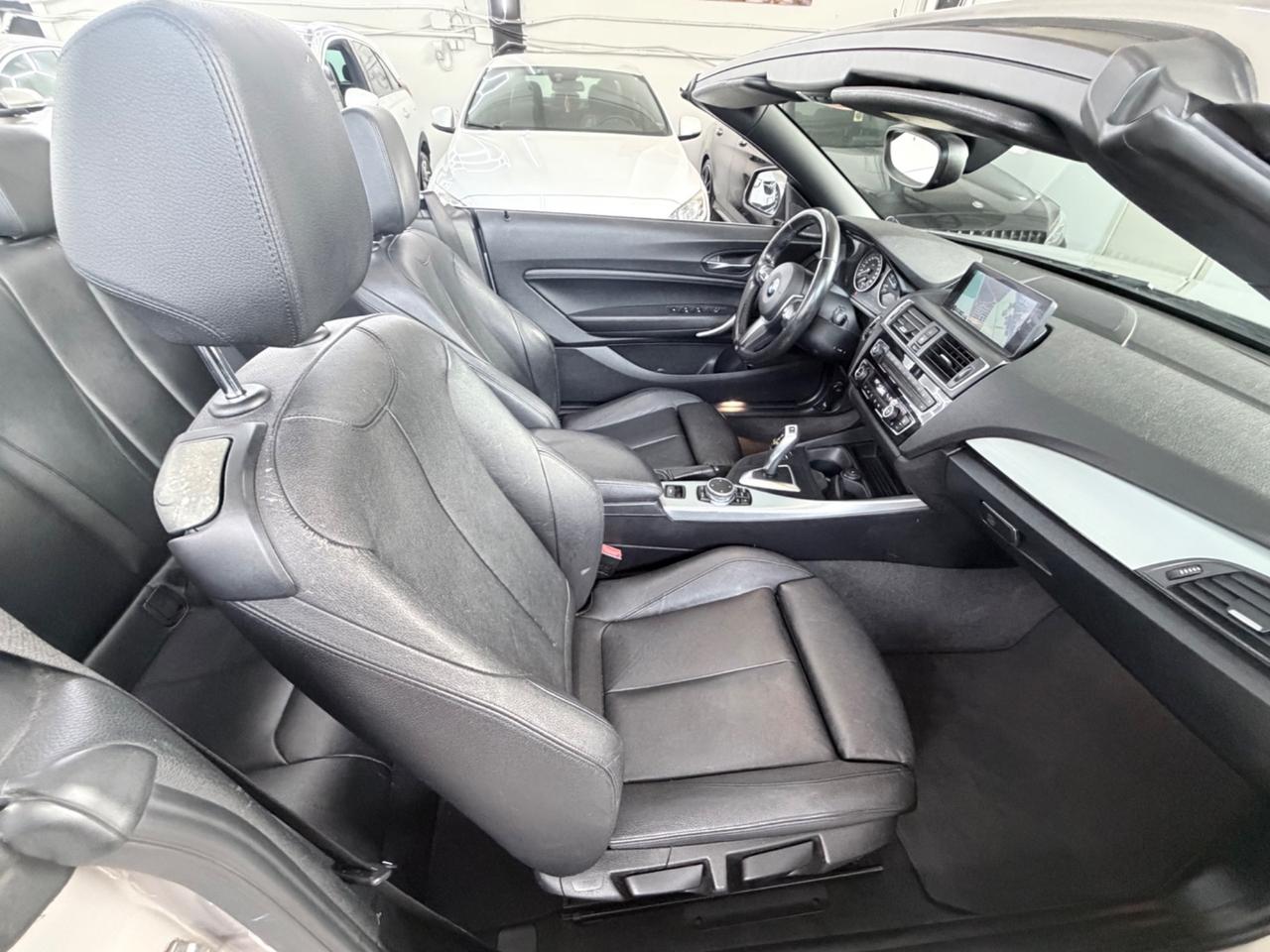 BMW 218d 150CV Cabrio Luxury EURO6 NEOPATENTATI