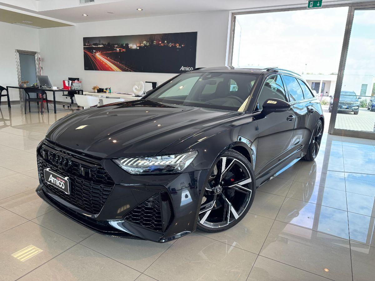 AUDI RS6 4.0 MHEV 600CV Identity Black Tetto Panorama