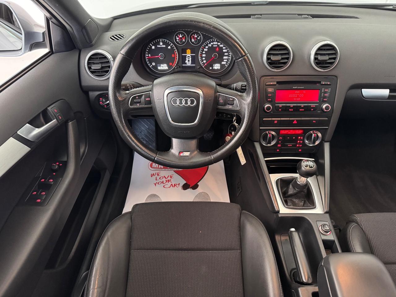Audi A3 SPB 2.0 TDI S-LINE TETTO APRIBILE