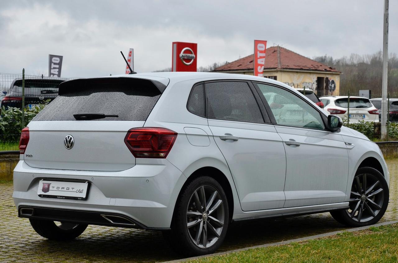 VOLKSWAGEN POLO 5p 1.0 TSI HIGHLINE 115cv, UNICOPROP, SERVICE VW, UFF ITALIANA, EURO 6D, FARI LED, 17", PERMUTE