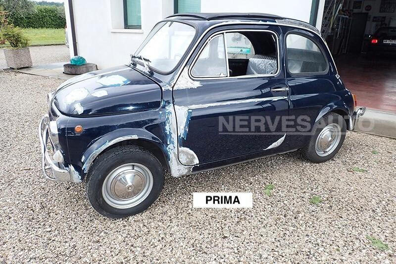 Fiat 500L blu | 1972 | Appena verniciata e restaurata