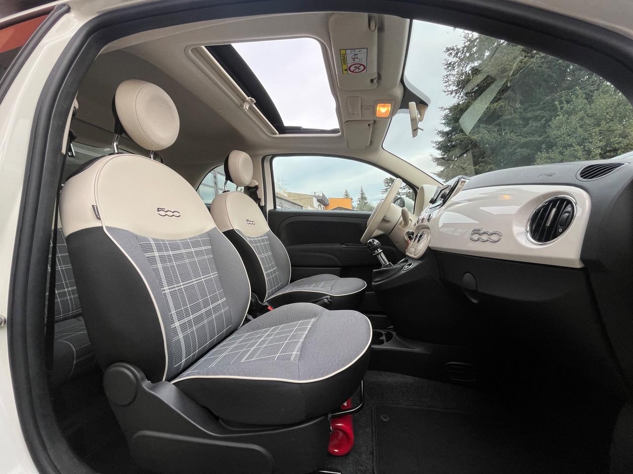 Fiat 500 1.2 Lounge-Km69500-tetto apribile