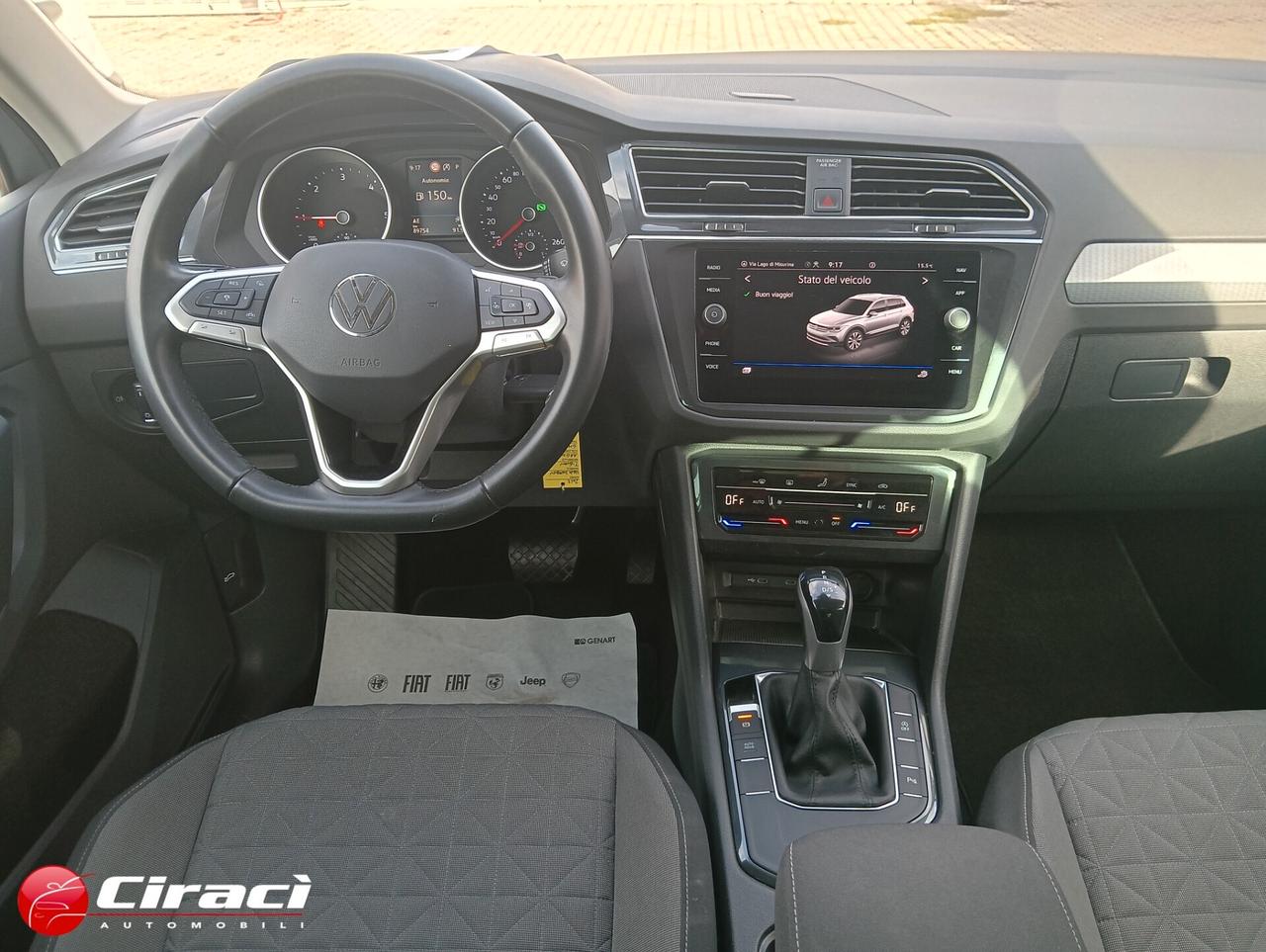 Volkswagen Tiguan 2.0 TDI 150 CV SCR DSG Life