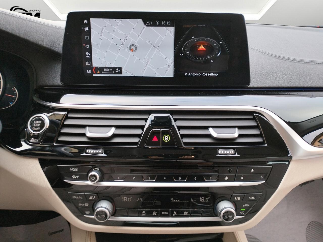 BMW 520 d Serie 5 G30 2019 Berlina xdrive Luxury auto