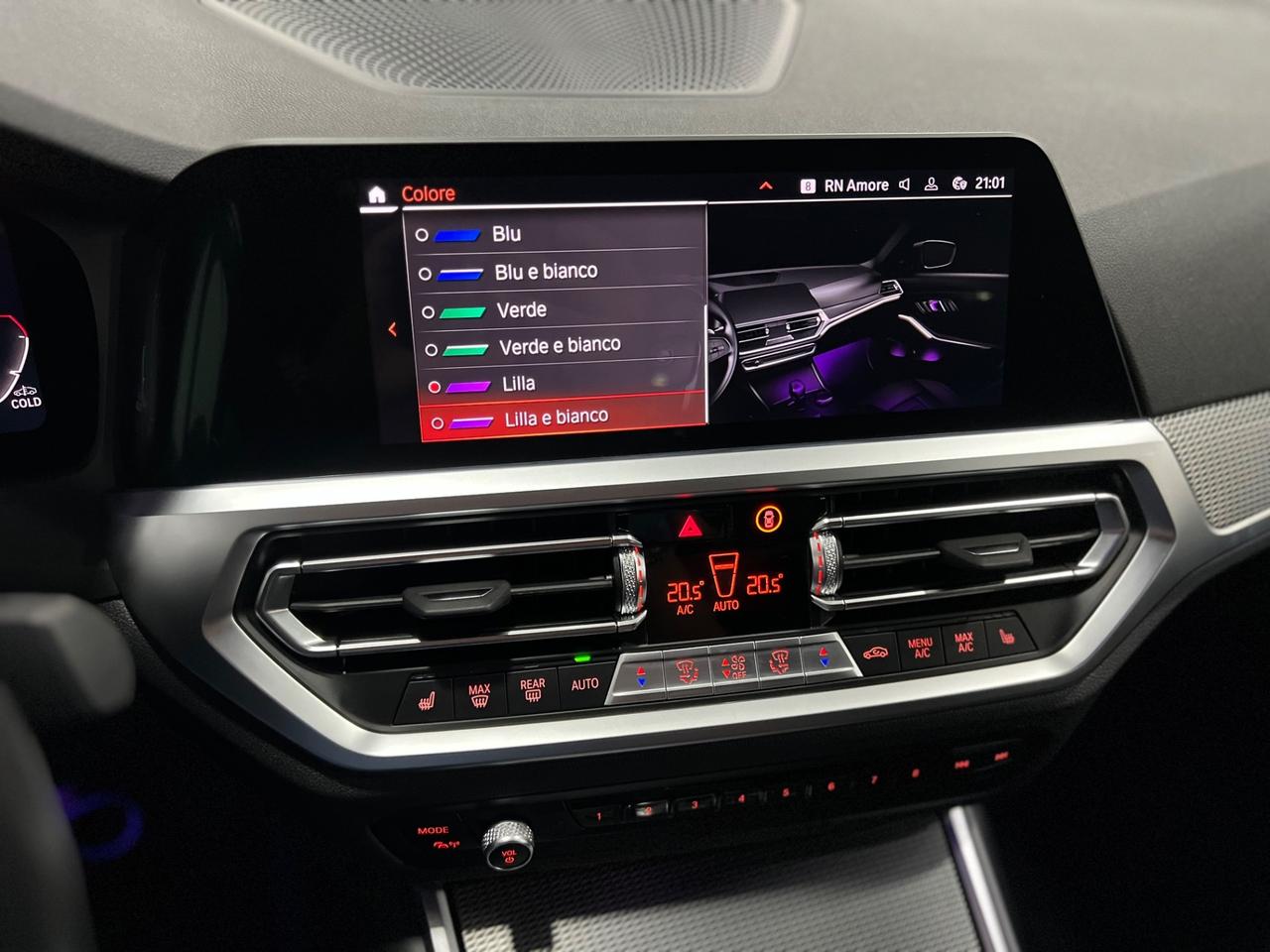 BMW 320d mhev 48V MSport auto 190 cv