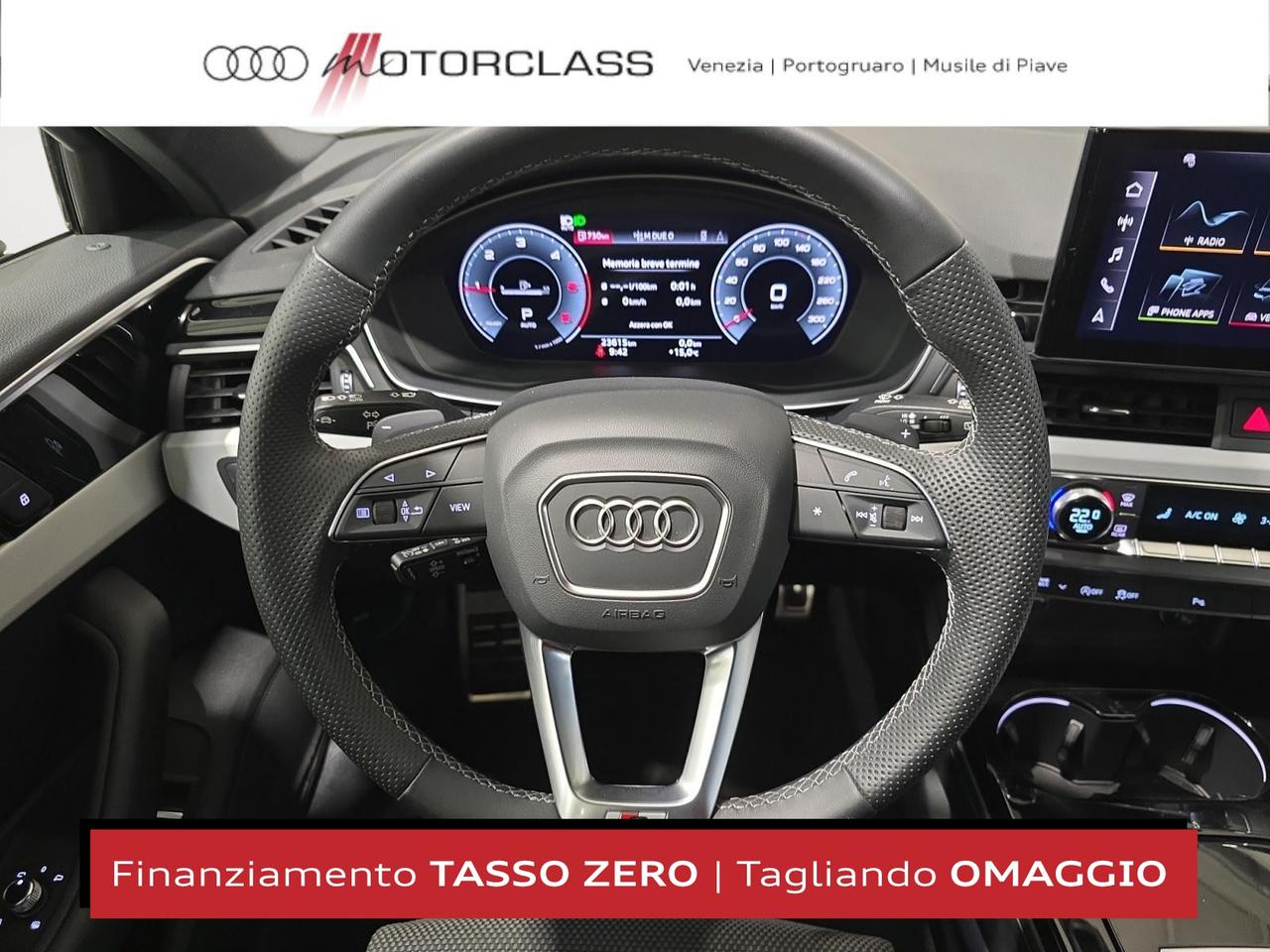 Audi A4 avant 40 2.0 tdi mhev 204cv s line edition quattro s tronic
