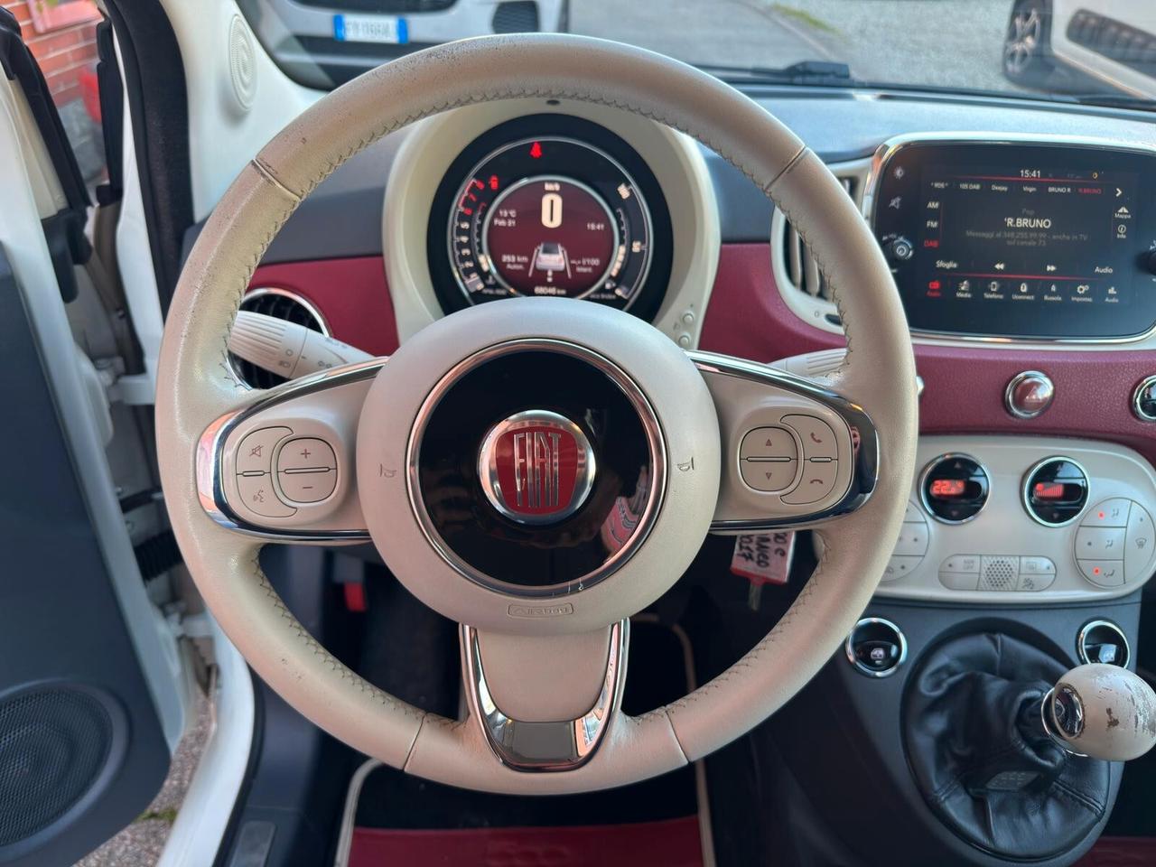 Fiat 500 C 1.2 Lounge 69CV PELLE FRAU