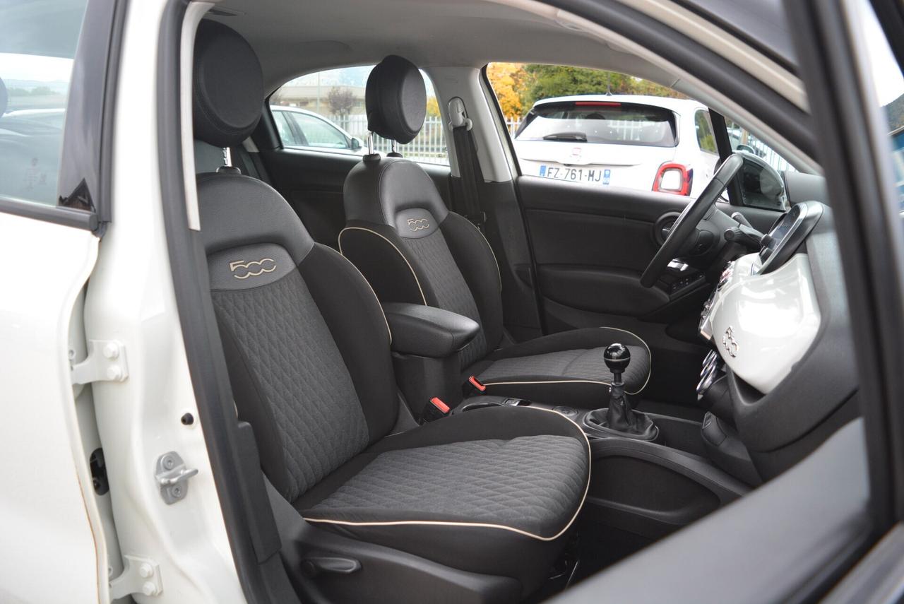 Fiat 500X 1.3 Mjet 95 CV Bicolor telecamera