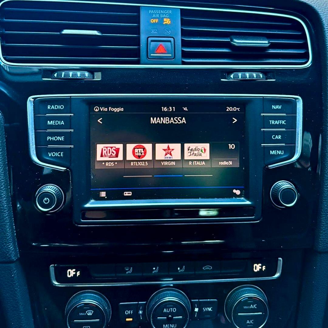 Volkswagen Golf 1.6 TDI 110 CV DSG
