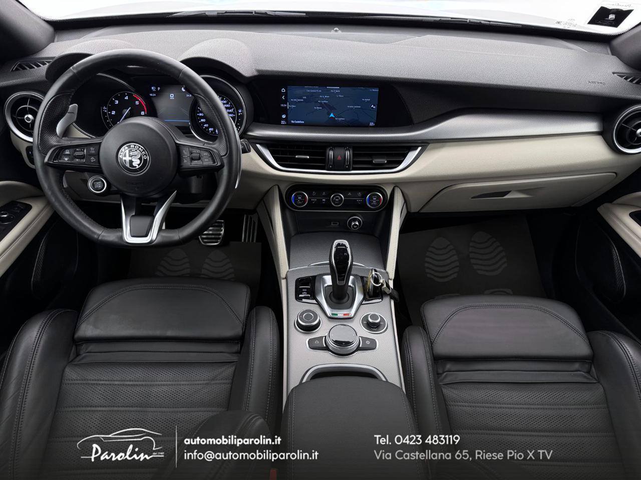 ALFA ROMEO Stelvio 2.2 Turbodiesel 210 CV AT8 Q4 Veloce total Black