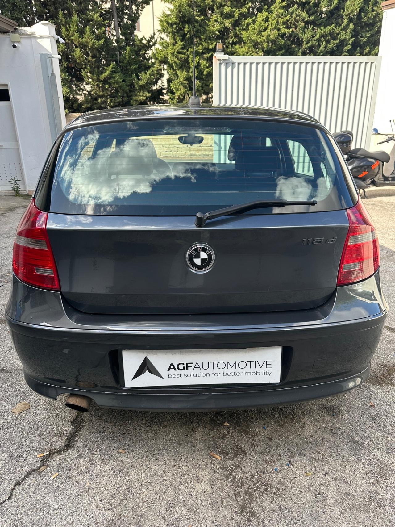 Bmw 118 118d cat 5 porte Futura DPF