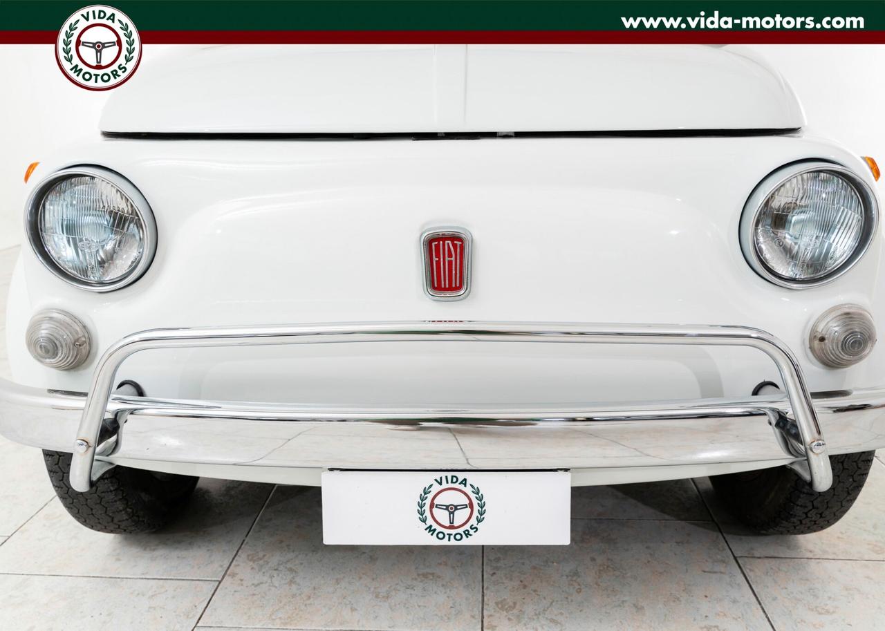 Fiat 500L 1972 * TARGA ROMA * UNICO PROPRIETARIO * LIBRETTO ORIGINALE