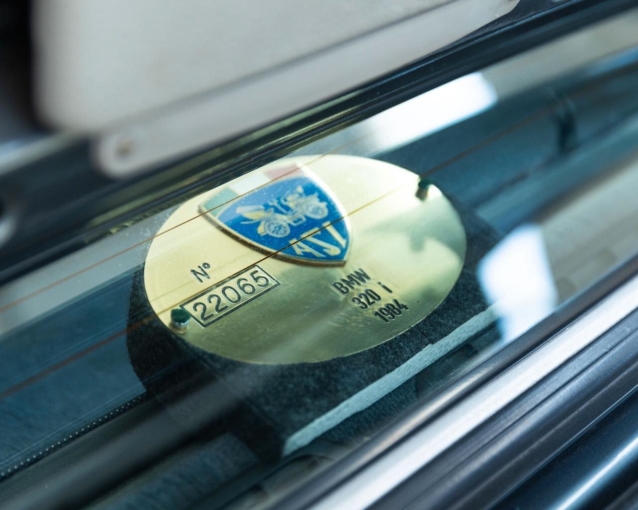 BMW E30 320I Coupè 3 Porte Targa Oro ASI