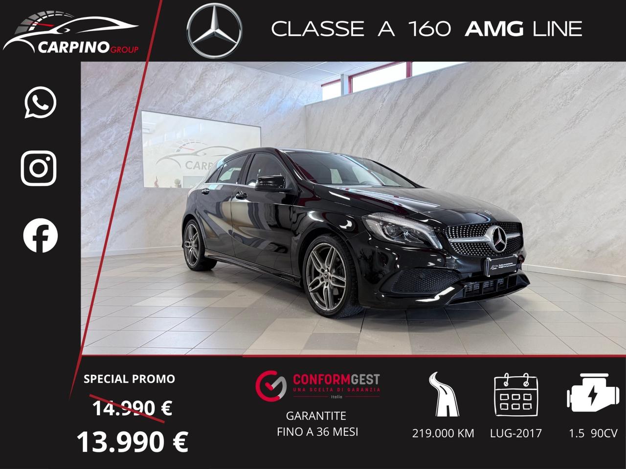 Mercedes-benz A 160 d Automatic Premium