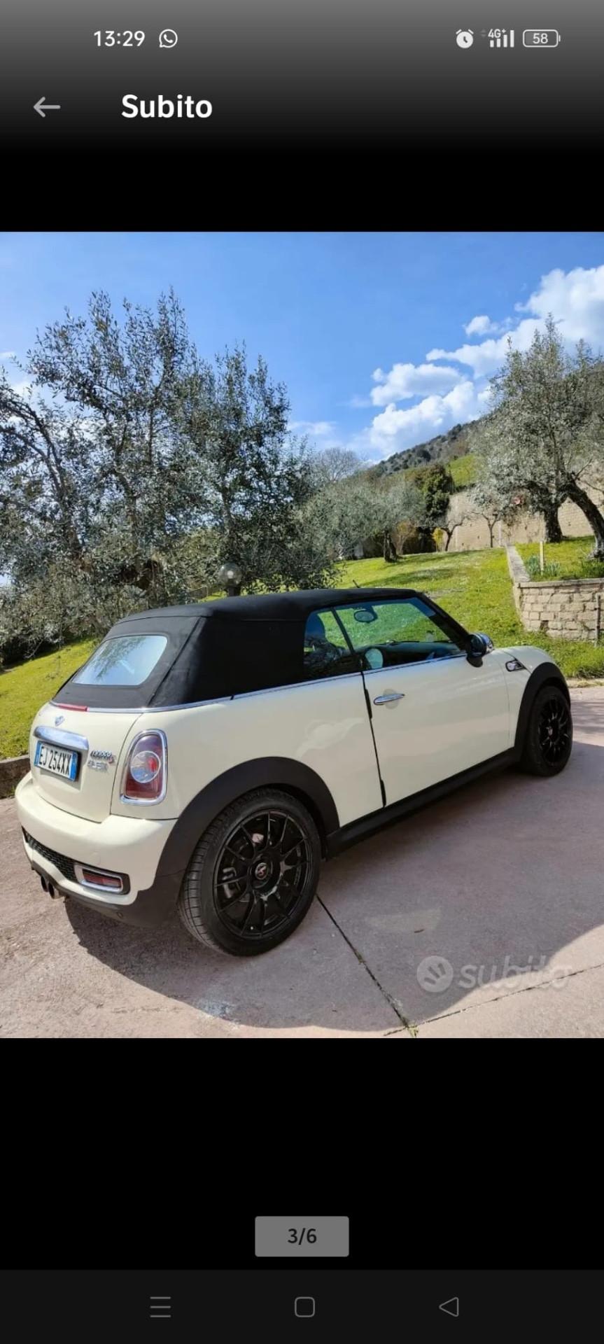 Mini Cooper S 1.6 cabrio 184cv