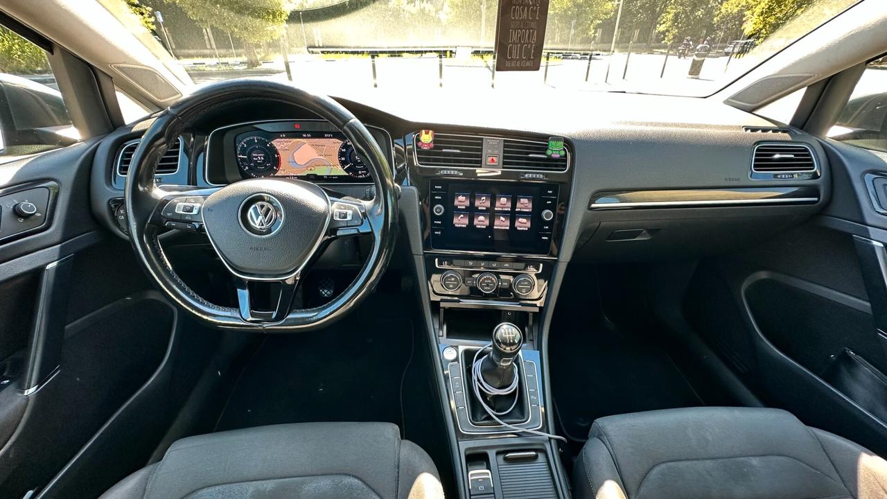 Volkswagen Golf 7.5 Restyling 1.6 TDI 115 CV, euro 6B, ok Neopatentati, Virtual Cockpit ,FULL OPTIONAL .