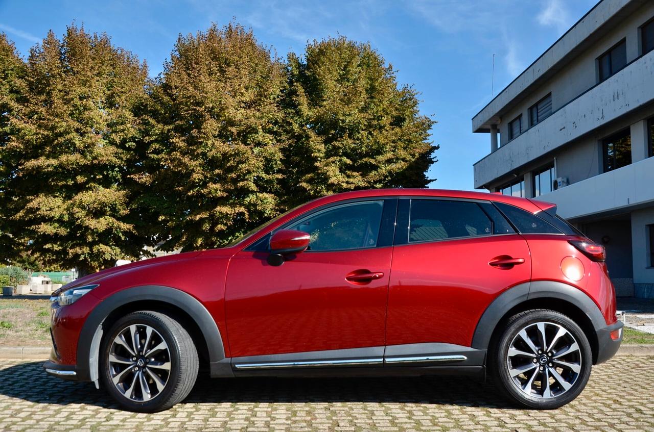 MAZDA CX-3 2.0 EXCEED AWD 150cv, UNICOPROPRIETARIO, EURO 6D, FARI FULL LED, RETROCAMERA, PERMUTE