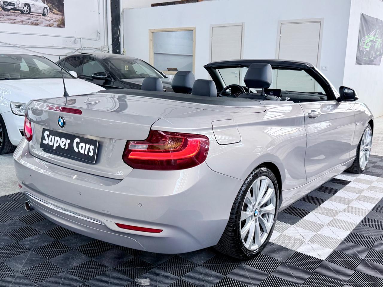 BMW 218d 150CV Cabrio Luxury EURO6 NEOPATENTATI