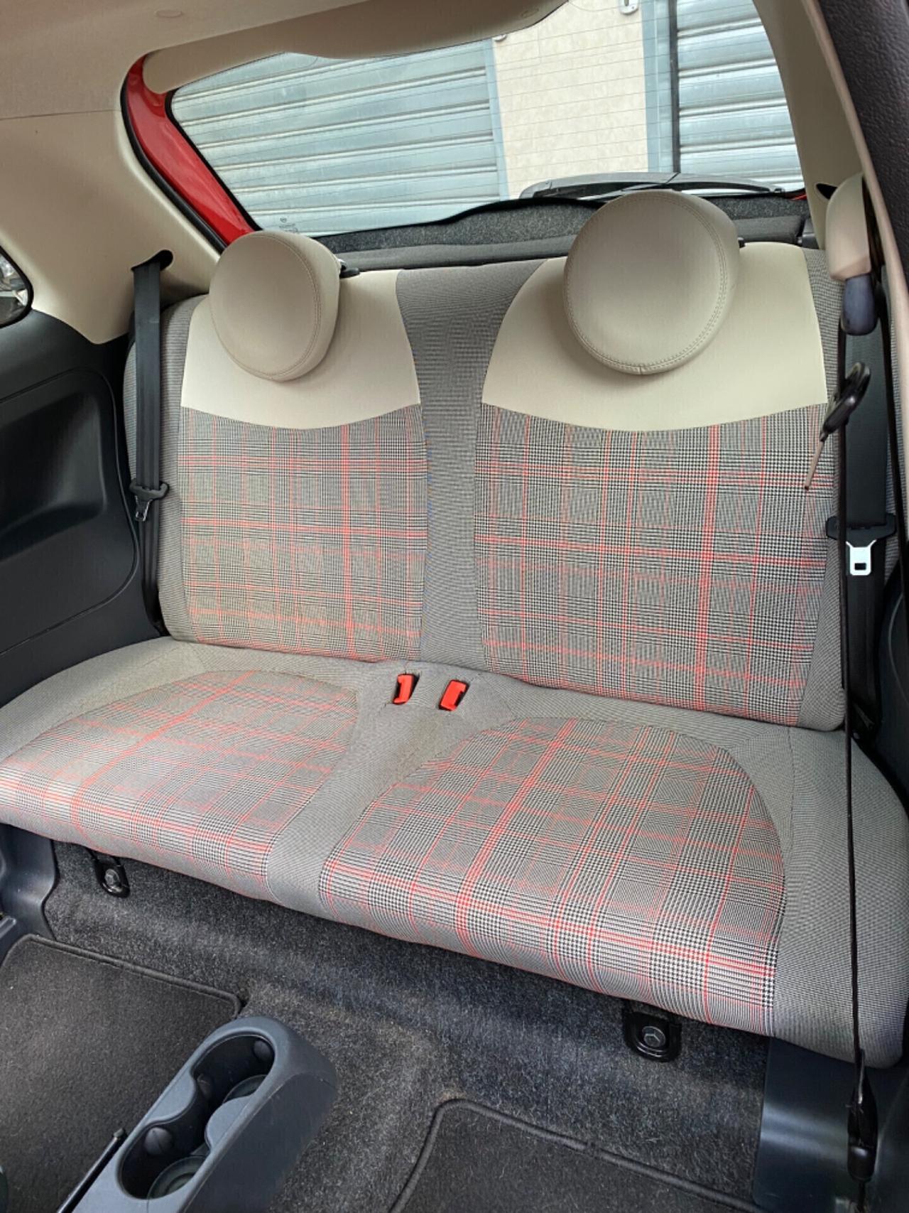 Fiat 500 1.2 GPL 69cv “Lounge” -ROSSO CORALLO