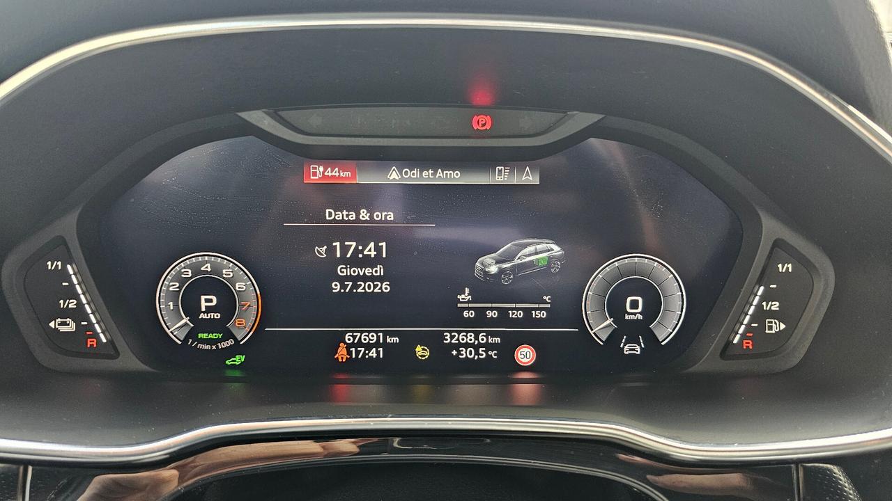 Audi Q3 SPB 45 TFSIe 245CV S tronic line IDENTITY BLACK UNIPRO' IVA ESPOSTA TAGL UFF
