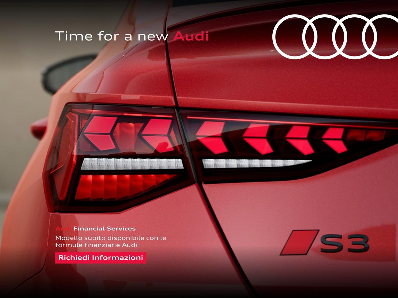 Audi S3 sedan 2.0 tfsi quattro s-tronic