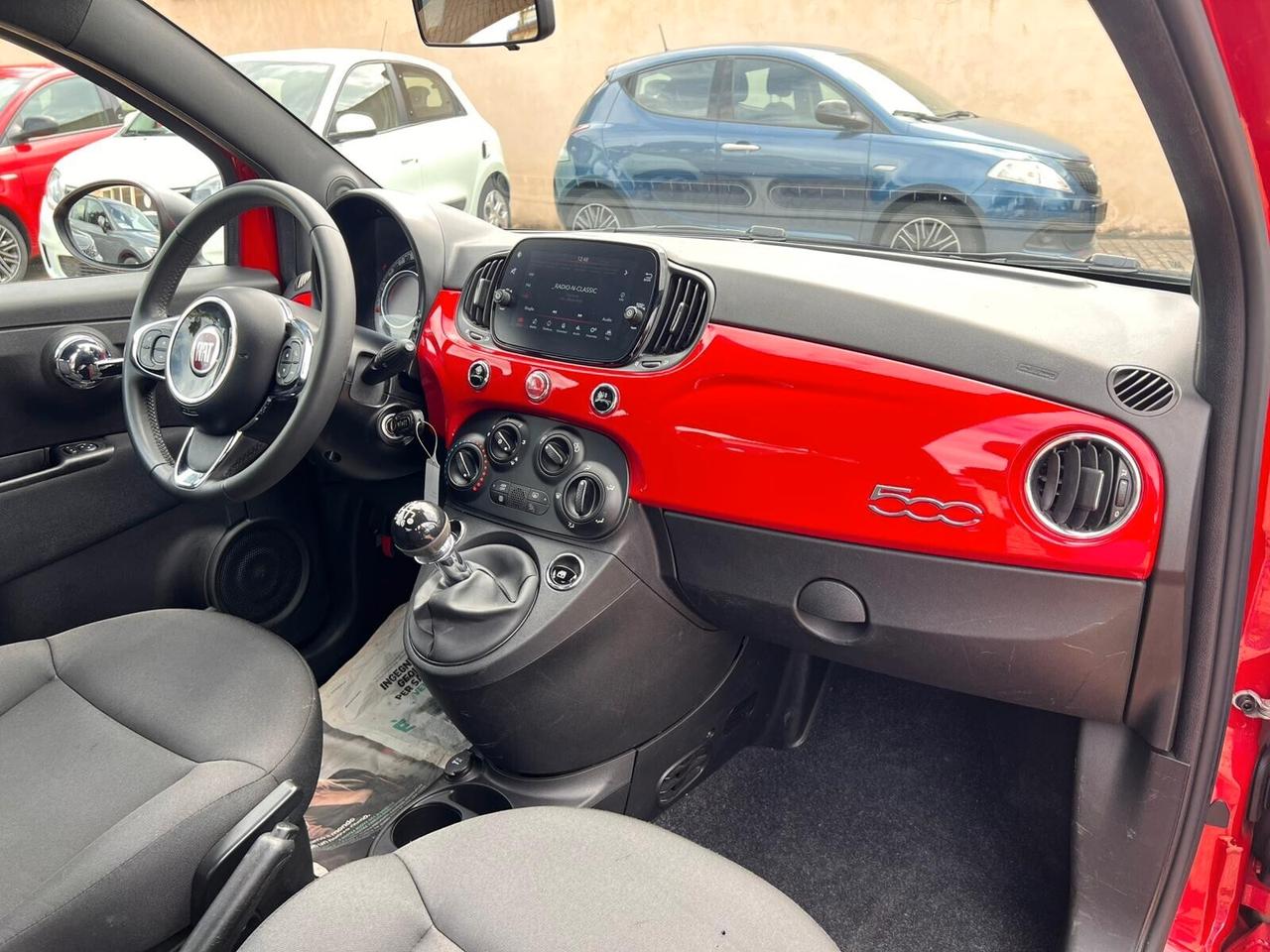 Fiat 500 1.0 Hybrid Red